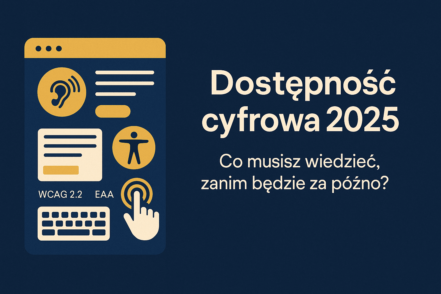 Dostępność cyfrowa 2025: Co musisz wiedzieć, zanim będzie za późno?