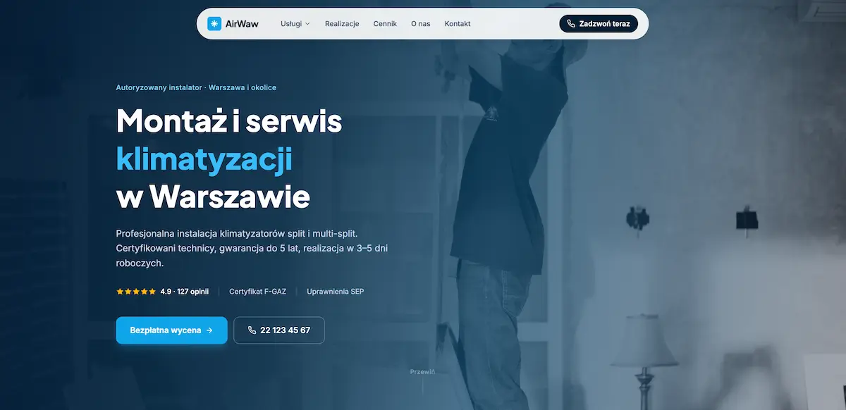 Szablon – Firma Klimatyzacyjna