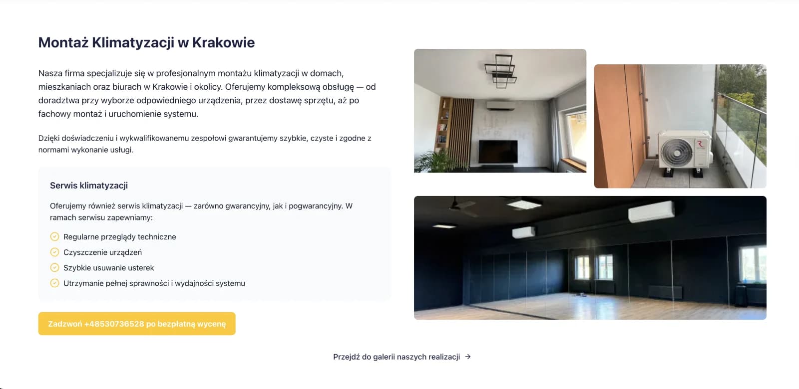 A website for an air conditioning company – what it needs and what it costs (2026)